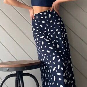 Wilfred Midi Skirt Navy Espace Spot